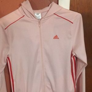 Pink vintage adidas jacket